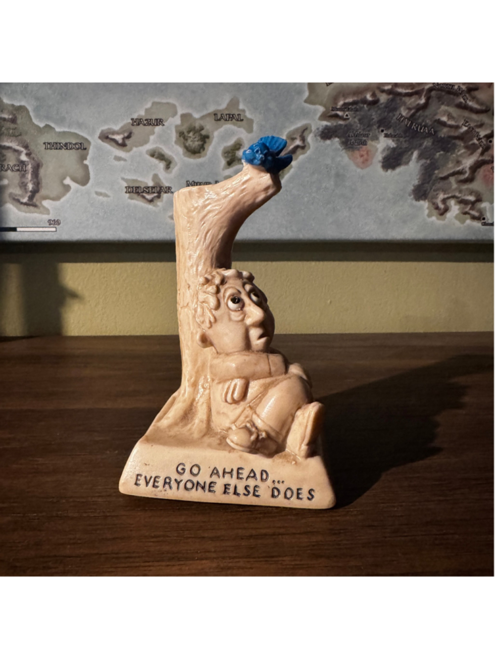Vintage 1968 R&W Berries “Go Ahead… Everyone Else Does” Figurine